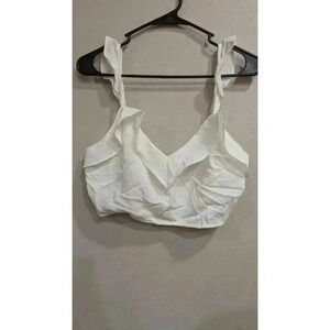 White braletre top size L by Jasper Cornell